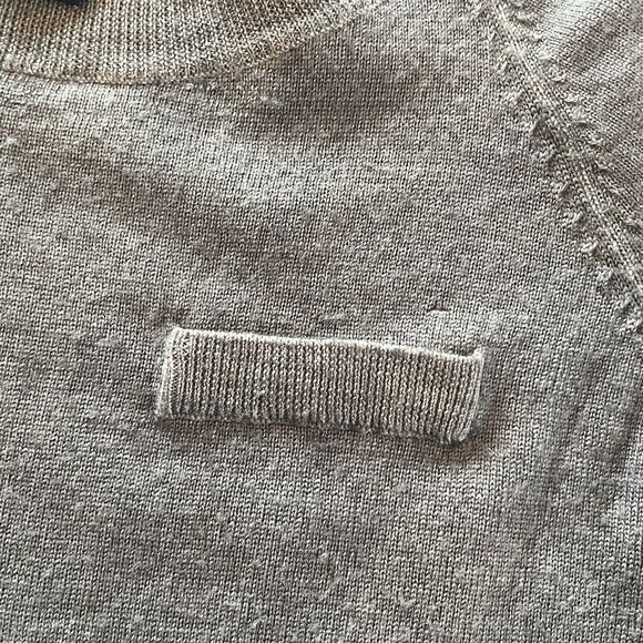 Pendleton Short Sleeve Merino Wool Sweater‎ Shirt Womens Sz XS Gray Pocket Top - Picture 5 of 8